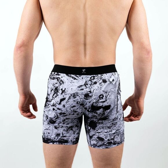 Contenders‎ Lover & Fighter Marble Boxer Briefs Black/White Marble XL NWT IN PKG - Picture 4 of 7